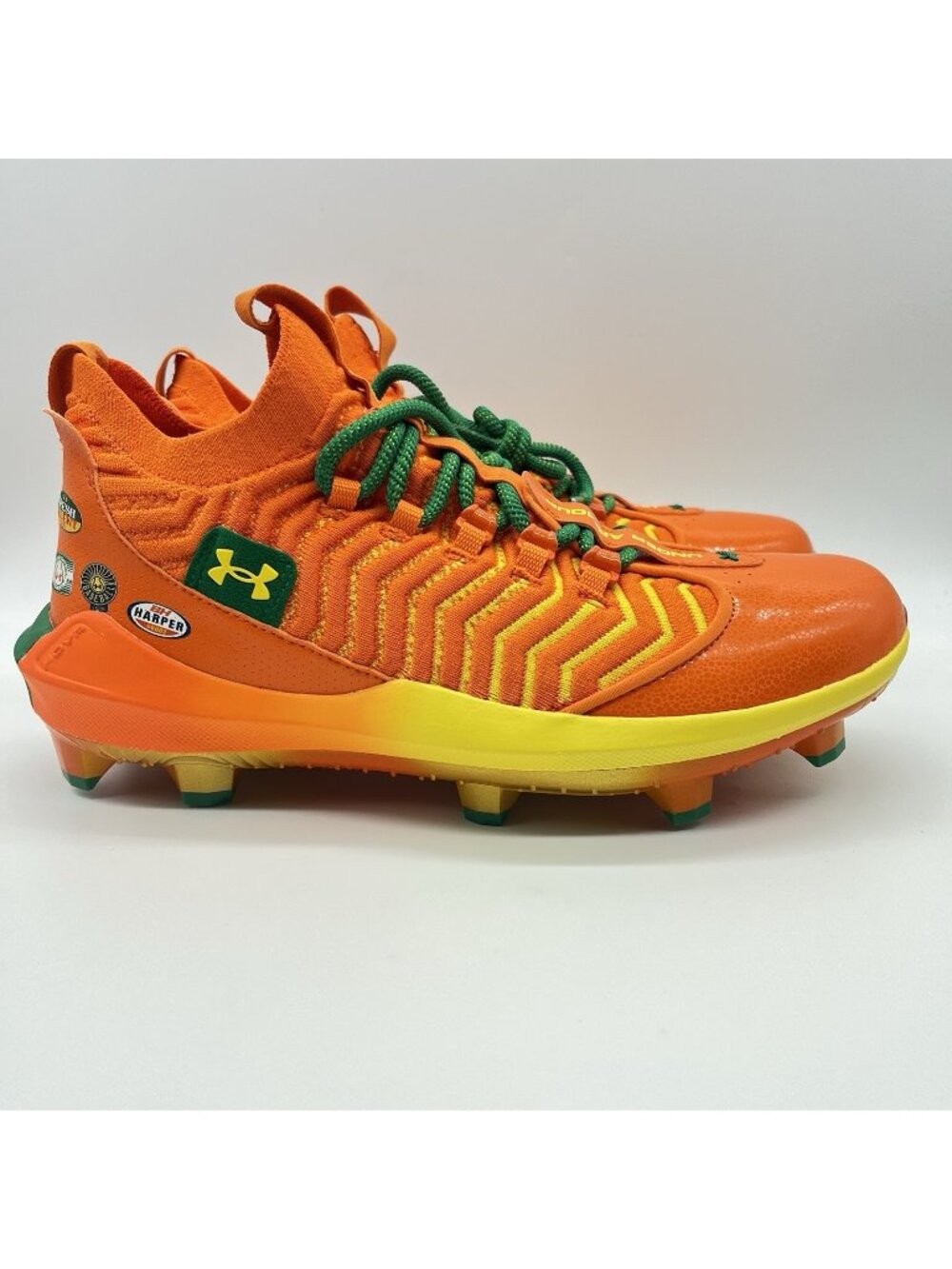 Under Armour Harper Pro TPU Baseball Cleats 'Juice Pack' Men's 10.5 3028410-800